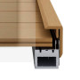 F-профіль для фасадної дошки Legro Natural Maple